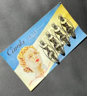 1930's Carola SALON CURLERS "Curl While You Dress"