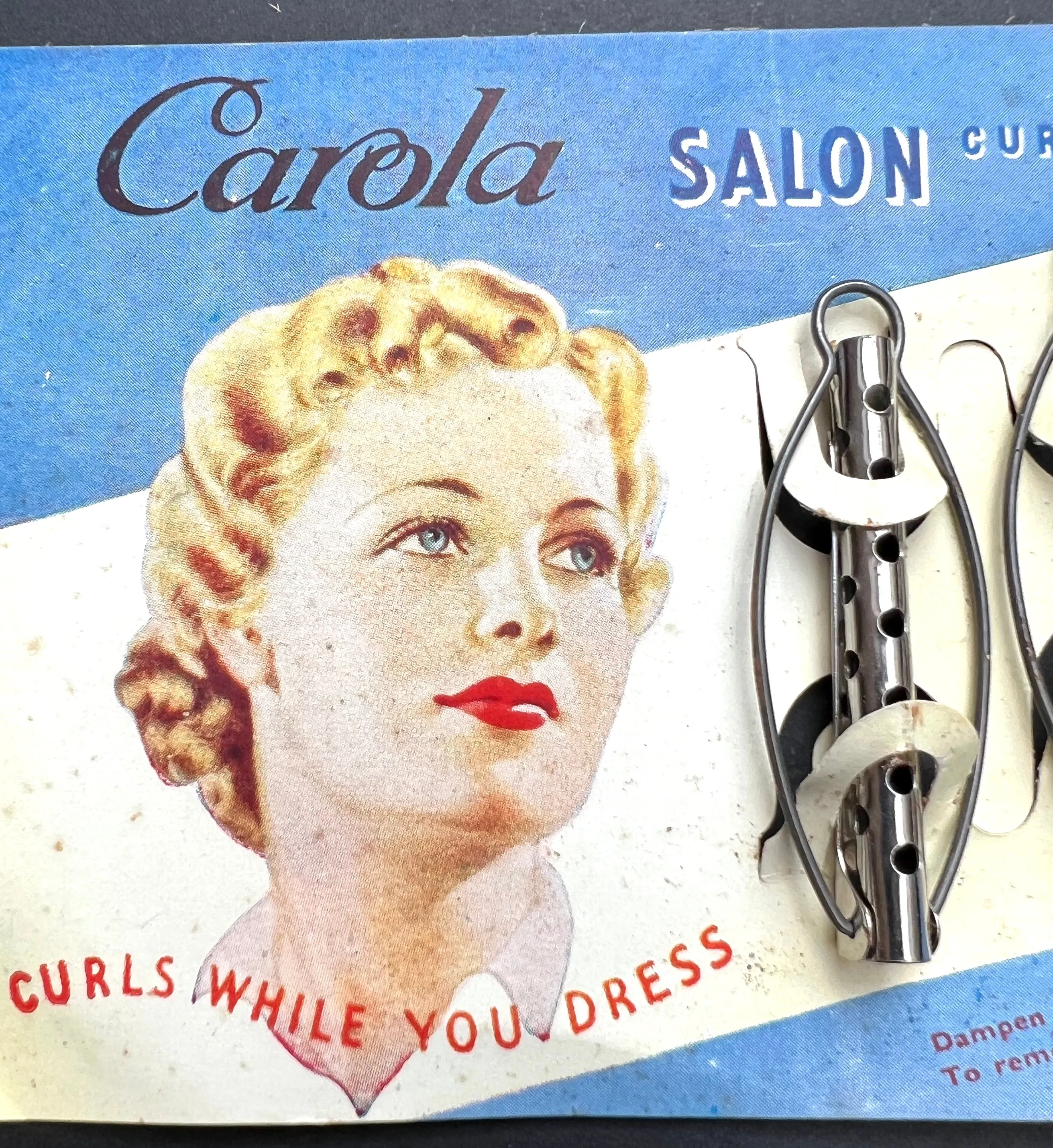 1930's Carola SALON CURLERS "Curl While You Dress"