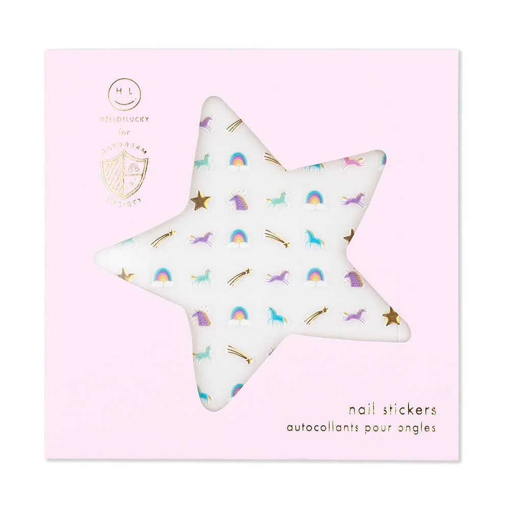 Daydream Society Nail Stickers in Unicorn   Rainbows