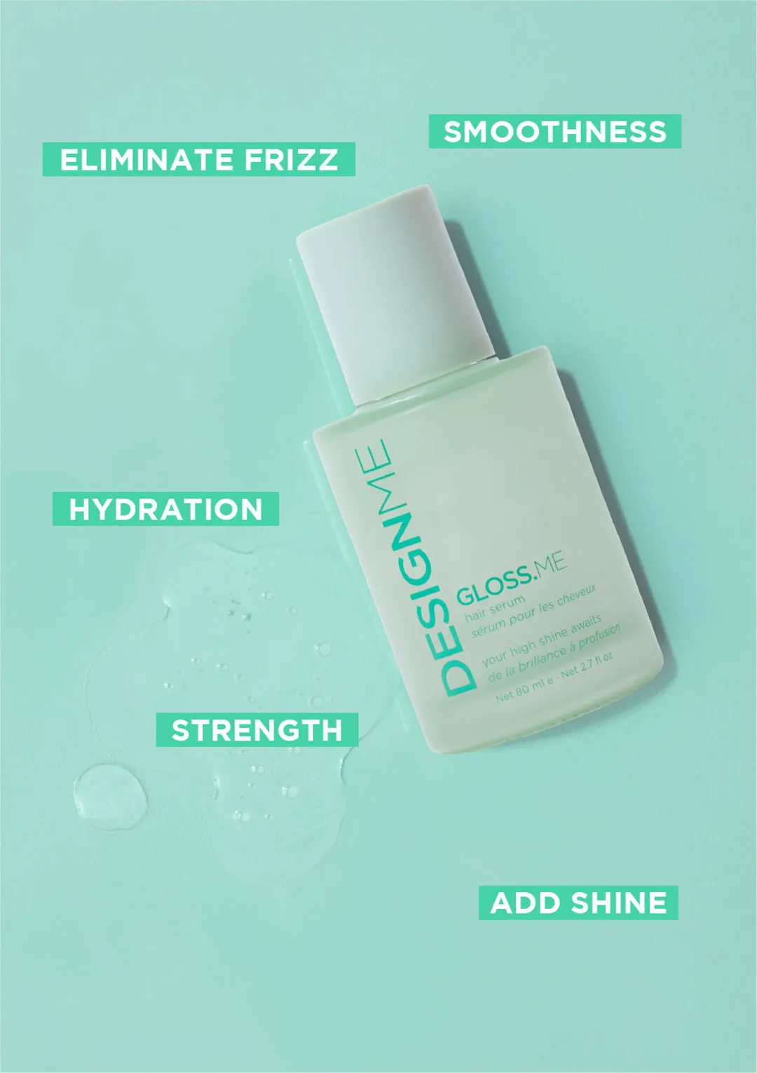 DesignMe Gloss.Me Hair Serum 80ml