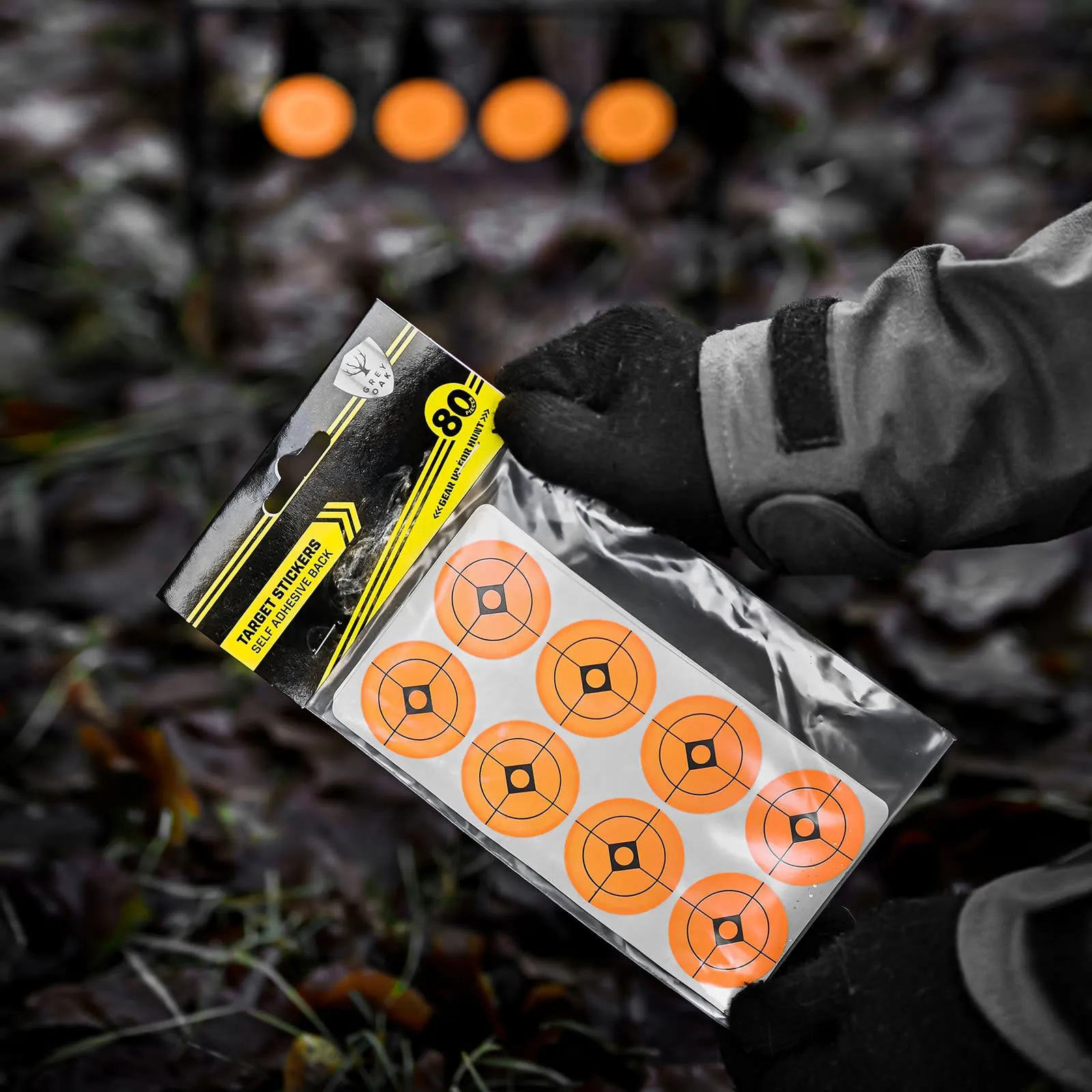 Grey Oak Shooting Target Stickers 38mm Orange | Buy Grey Oak Shooting Target Stickers 38mm Orange here | Outnorth