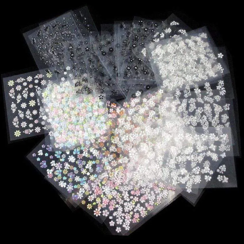 Nail Art HD Stickers YQ 50pcs