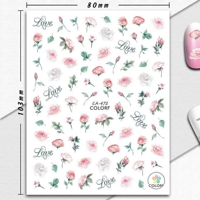 Nail Art Stickers CA COLORF