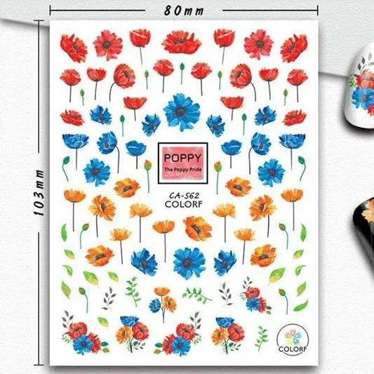 Nail Art Stickers CA COLORF
