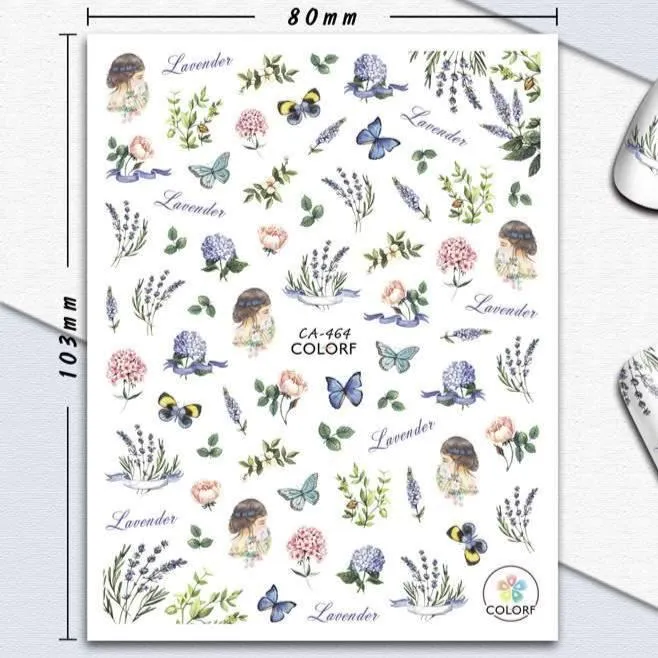 Nail Art Stickers CA COLORF