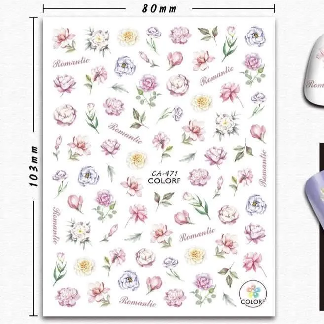 Nail Art Stickers CA COLORF