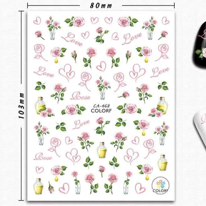 Nail Art Stickers CA COLORF