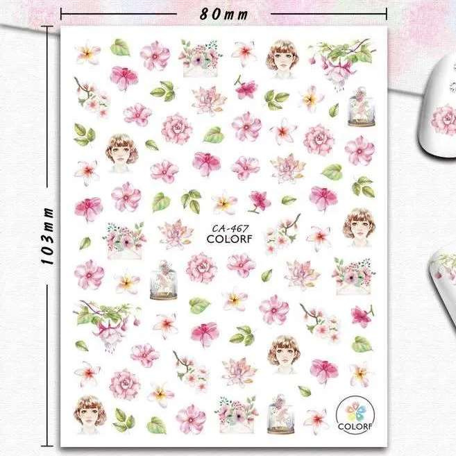 Nail Art Stickers CA COLORF