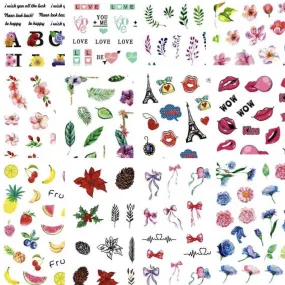 Nail Art Stickers E Collection