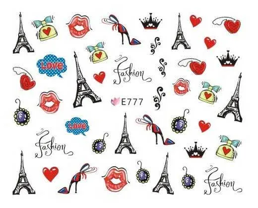 Nail Art Stickers E Collection