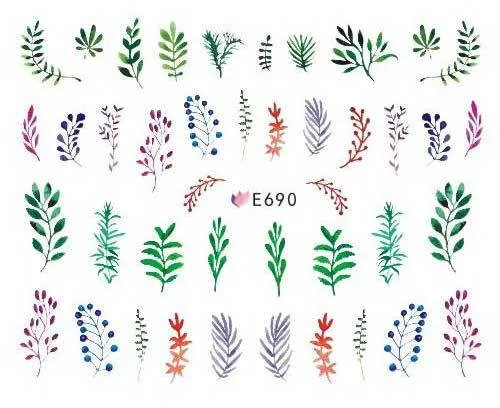 Nail Art Stickers E Collection