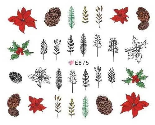 Nail Art Stickers E Collection