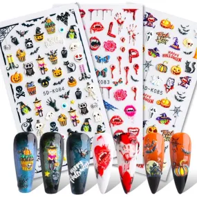 Nail Art Stickers - Halloween Festival