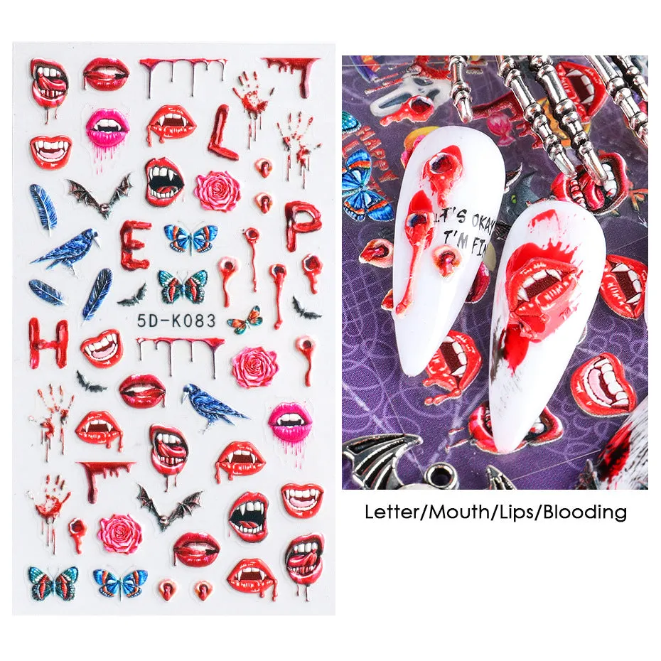 Nail Art Stickers - Halloween Festival