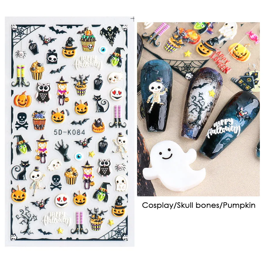 Nail Art Stickers - Halloween Festival