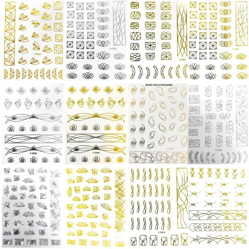 Nail Art Stickers LINES Collection