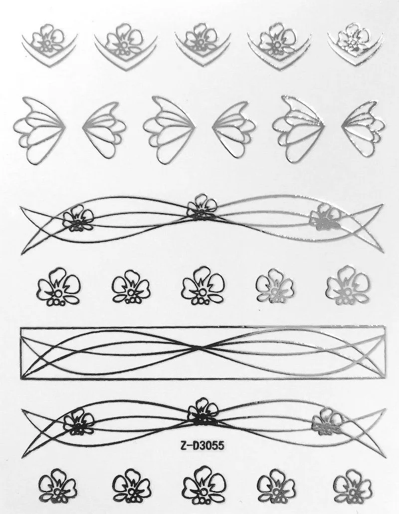 Nail Art Stickers LINES Collection