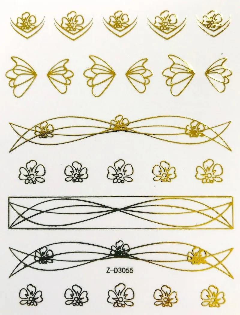 Nail Art Stickers LINES Collection