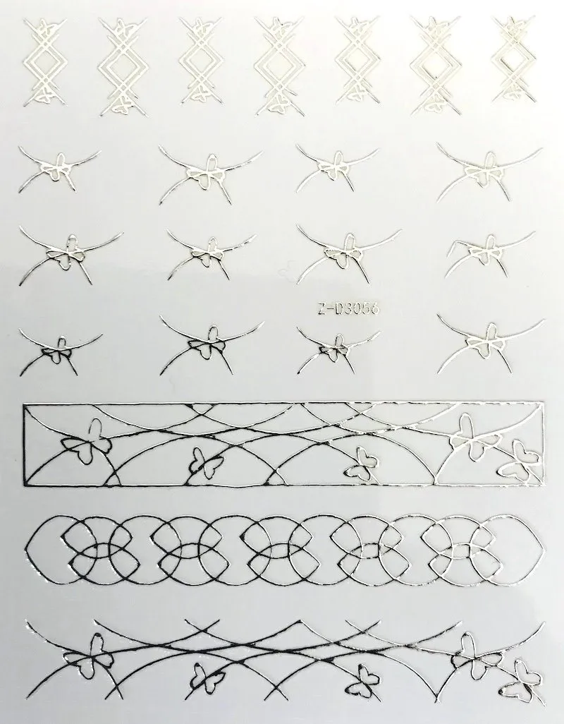 Nail Art Stickers LINES Collection