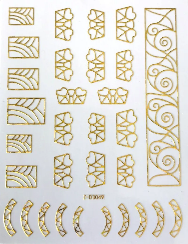 Nail Art Stickers LINES Collection