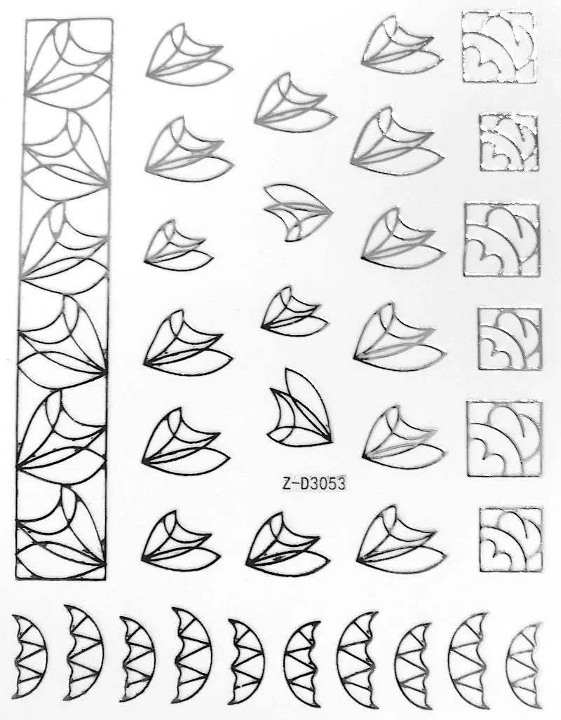 Nail Art Stickers LINES Collection