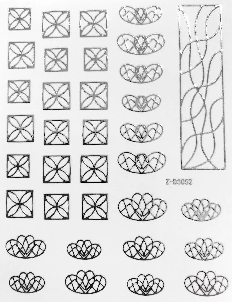 Nail Art Stickers LINES Collection