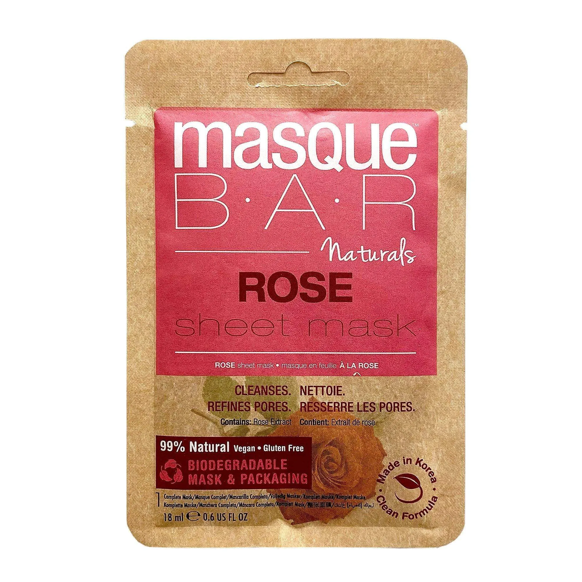 Naturals Rose Sheet Mask