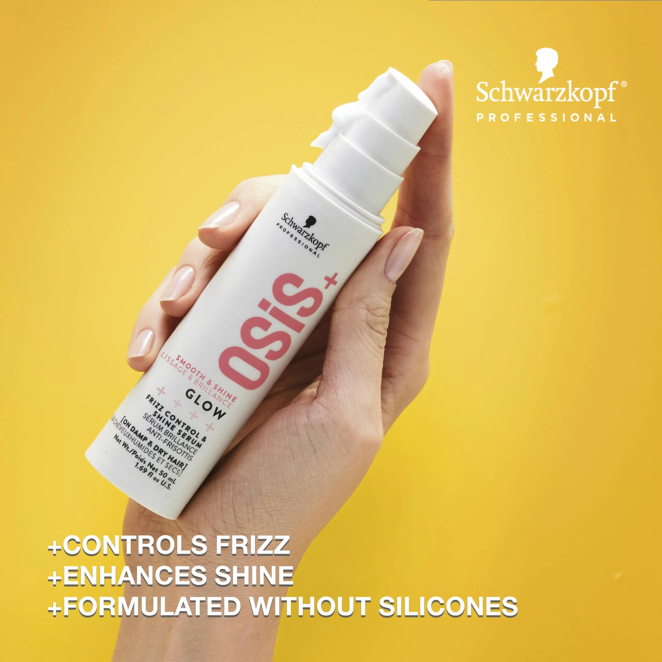 Schwarzkopf Osis  Smooth & Shine Glow Frizz Control Shine Serum 50ml