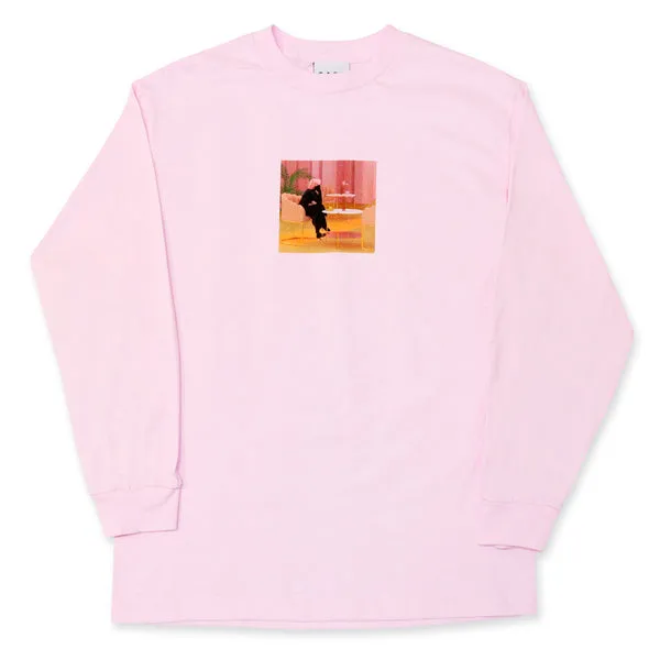 Skateboard Café Unexpected Beauty LS T-Shirt - Pink
