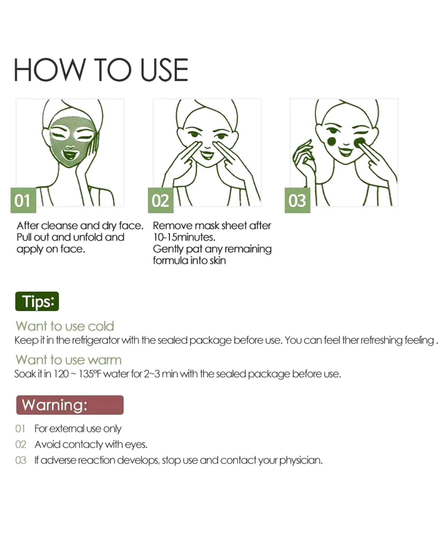 The Secret of BAMBOO Face Mask Sheet - 10 pcs